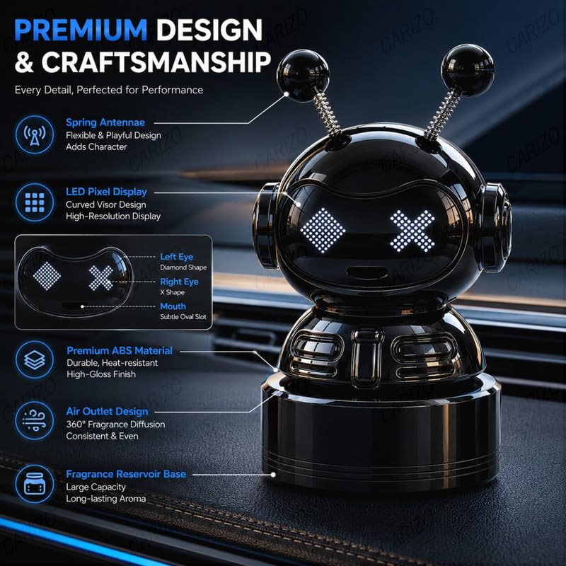 CARIZO Red Smart Motion Sensor Car Perfume Diffuser for Car Home Office | Aroma Diffuser