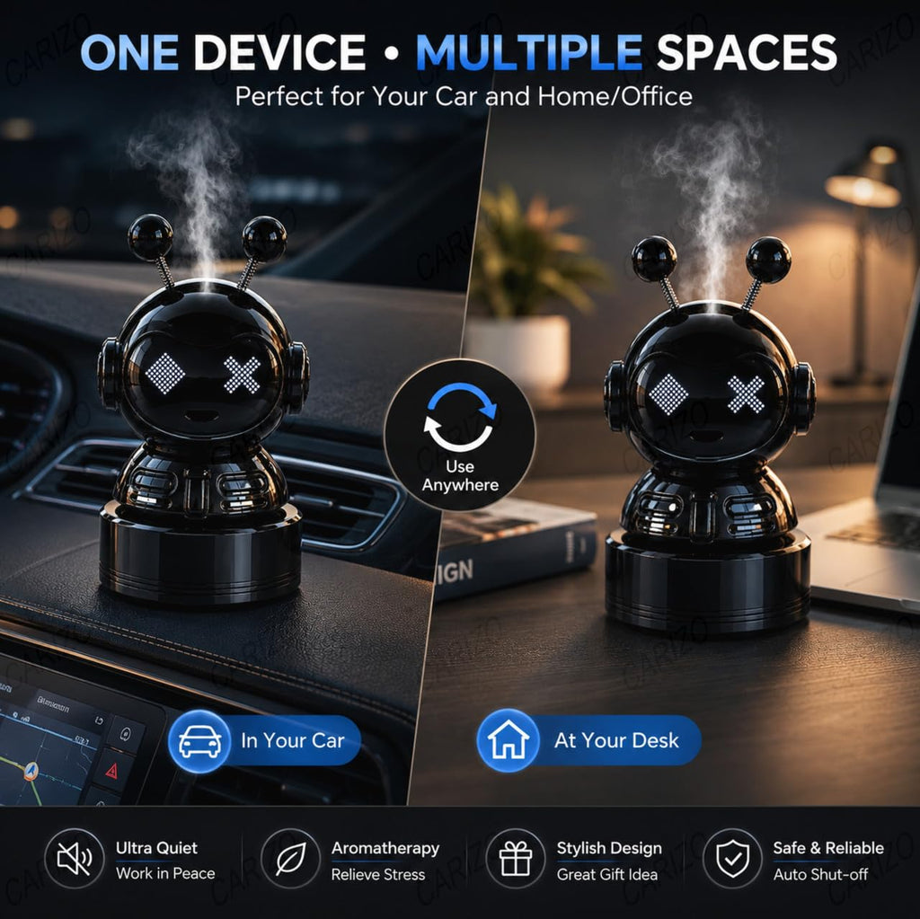 CARIZO Red Smart Motion Sensor Car Perfume Diffuser for Car Home Office | Aroma Diffuser