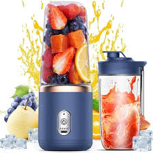Portable Electric Juice Blender & Smoothie Maker – 2-in-1 USB Rechargeable Travel Cup