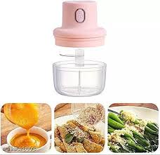 Electric Mini Garlic Chopper – Portable Wireless Food Processor & Vegetable Mincer
