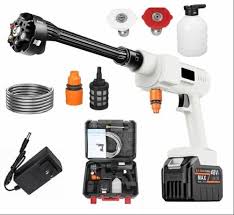 MZ Cordless High-Pressure Car Washer Gun – 48V Dual Battery Portable Spray Gun