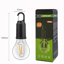 Rechargeable Retro LED Camping Bulbs – Portable Hanging Tent Light & Emergency Lamp