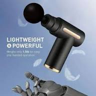 Pro-Relief Percussion Massage Gun – 6 Speeds & 4 Heads Deep Tissue Recovery Device