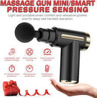 Pro-Relief Percussion Massage Gun – 6 Speeds & 4 Heads Deep Tissue Recovery Device