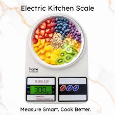 Precision Digital Kitchen Scale – 10kg Electronic Food Weighing Scale for Baking & Fitness
