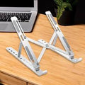 Adjustable Aluminum Laptop Stand – Portable Foldable Ergonomic Riser for All Laptops